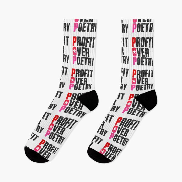 Item preview, MUSIC - POP - Profit Over Poetry blk designed and sold by MetusArt.