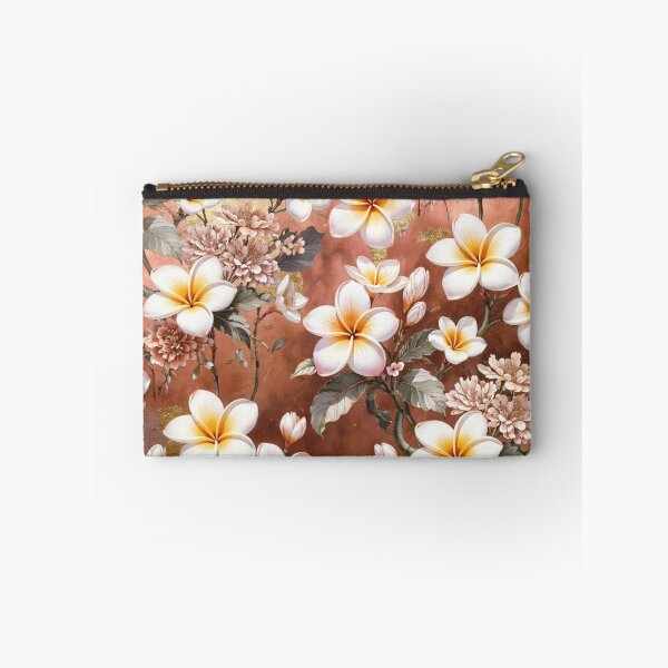 Item preview, Rustic Plumeria Floral Pattern on Wood designed and sold by IntelliMindDesigns.
