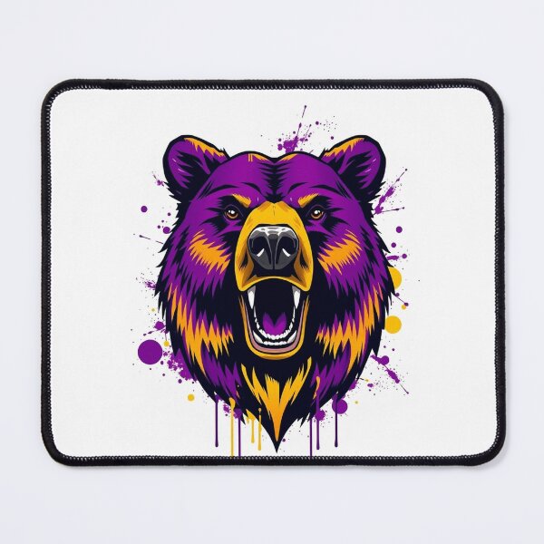 Item preview, Bear Graffiti Street Art - Modern Graphic Art Hood designed and sold by QuirkThreadsCo.