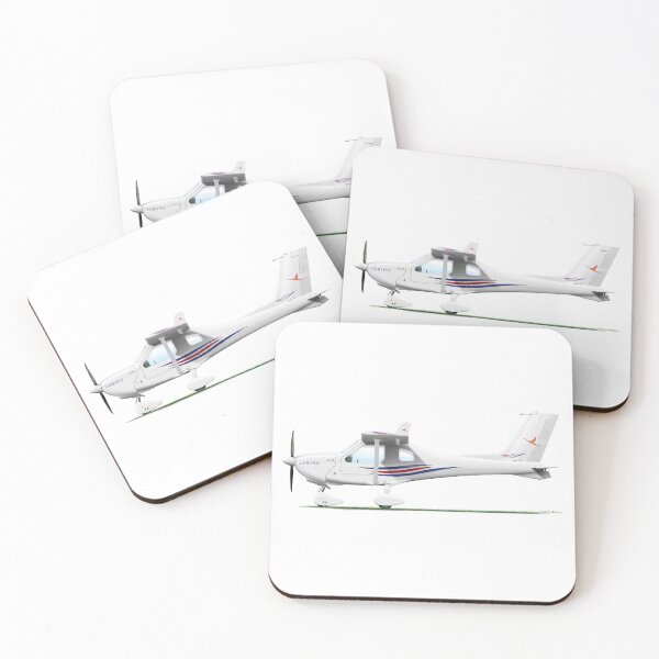 Item preview, Jabiru Aircraft J170 designed and sold by Grubby Fingers Aircraft Illustration.