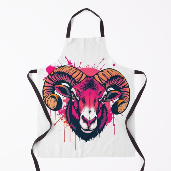 Item preview, Ram Graffiti Street Art - Modern Graphic Art Hoodi designed and sold by QuirkThreadsCo.