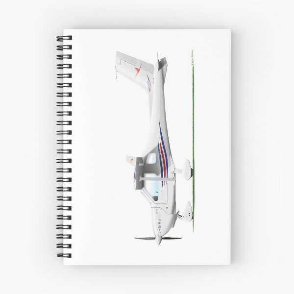 Artikelvorschau, Jabiru Flugzeug J170 entworfen und verkauft von Grubby Fingers Aircraft Illustration.