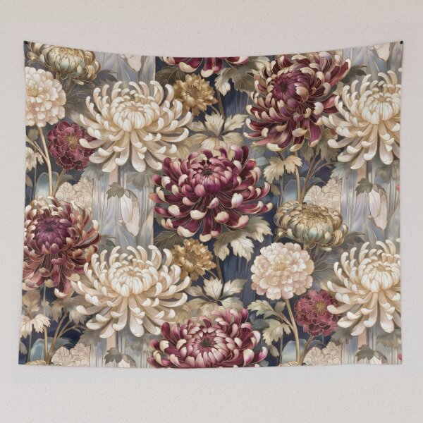Item preview, Elegant Neutral Mixed Floral Pattern designed and sold by IntelliMindDesigns.