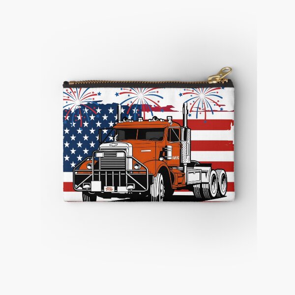 Item preview, Happy 4th Of July Hawk And Son Hauling Company Big Rig Patriotic designed and sold by Angryblu3.
