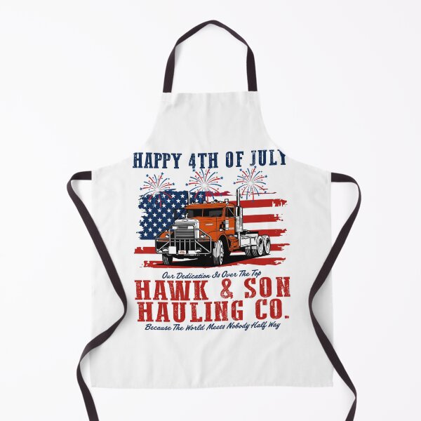 Item preview, Happy 4th Of July Hawk And Son Hauling Company Big Rig Patriotic designed and sold by Angryblu3.