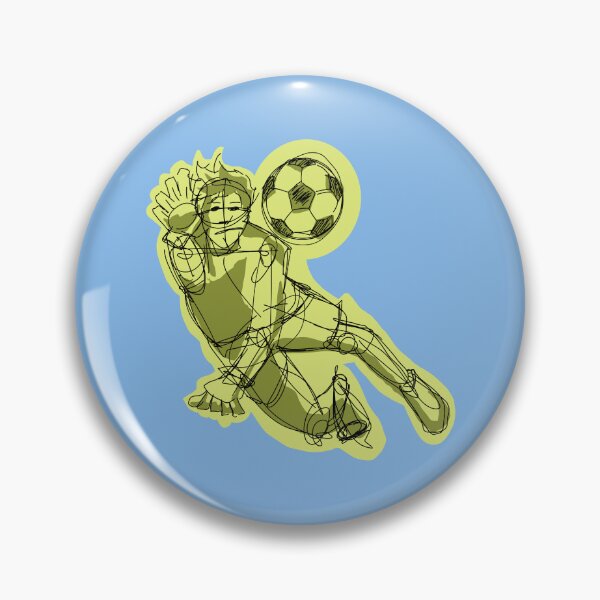 Item preview, Goalkeeper With blue background  designed and sold by missmann.