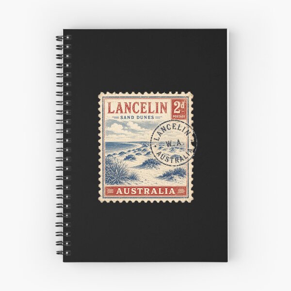 Item preview, Lancelin Sand Dunes Vintage Postage Fans Stamp Western Australia Travel Trip designed and sold by Yellowriversss.