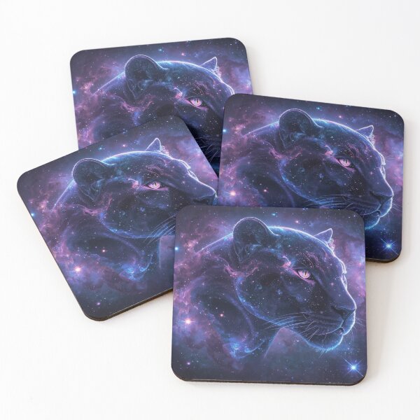 Item preview, Cosmic Panther Art with Nebula Background designed and sold by Nick Seidel.