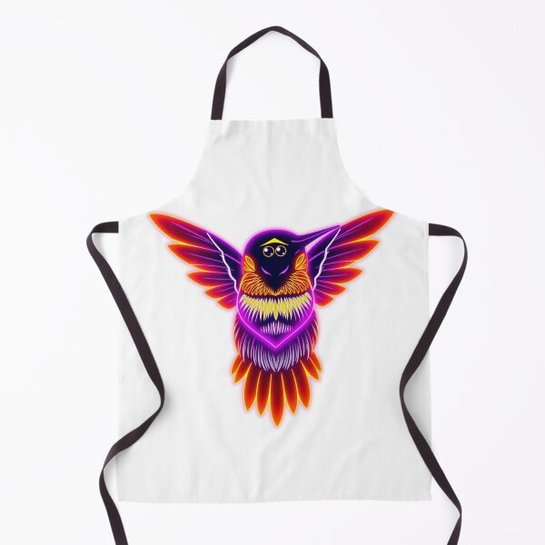 Item preview, Hummingbird Synthwave Neon - Modern Graphic Art T- designed and sold by QuirkThreadsCo.