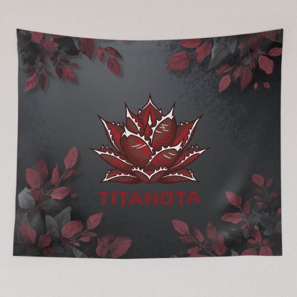 Item preview, Bold Agave Titanota Red Catweazle Botanical Vector Art designed and sold by GreenDivisionJP.