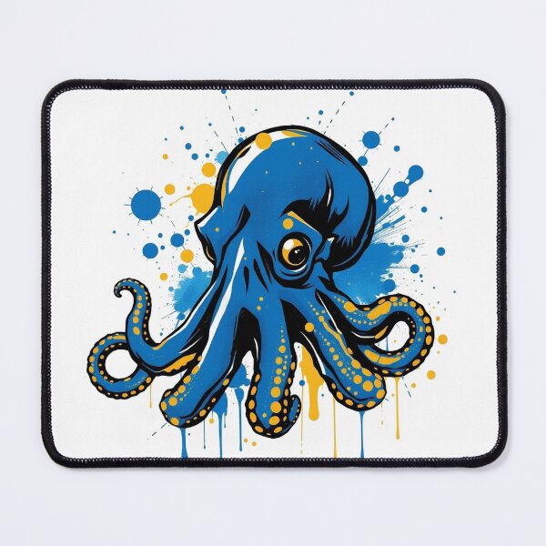 Item preview, Octopus Graffiti Street Art - Modern Graphic Art S designed and sold by QuirkThreadsCo.