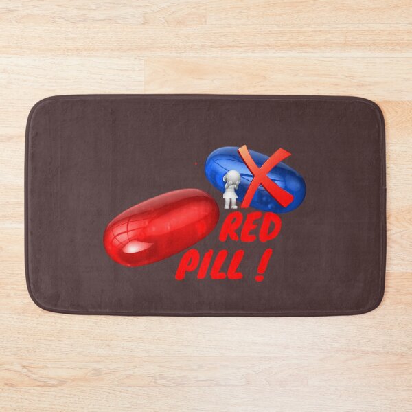 Item preview, Red Pill or Blue Pill Choice – 3D Capsule Meme Illustration designed and sold by RaresS.
