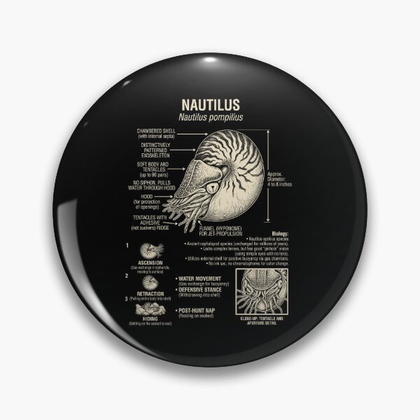 Artikelvorschau, Nautilus – Wissenschaftliche Anatomie, Biologie, Tierliebhaber entworfen und verkauft von Kimberley King Art  King Art.