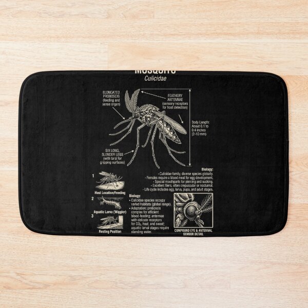 Item preview, Mosquito Scientific Anatomy Biology Animal Lover designed and sold by Kimberley King Art  King Art.