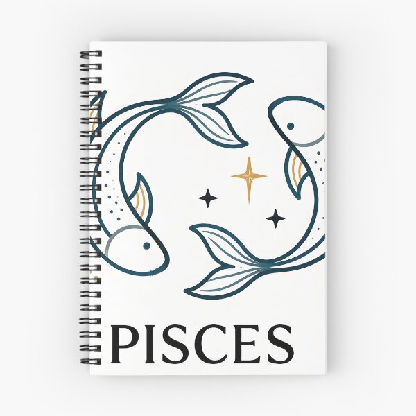 Item preview, Celestial Pisces: Twin Fish  Stars Zodiac Art designed and sold by Clavivs.