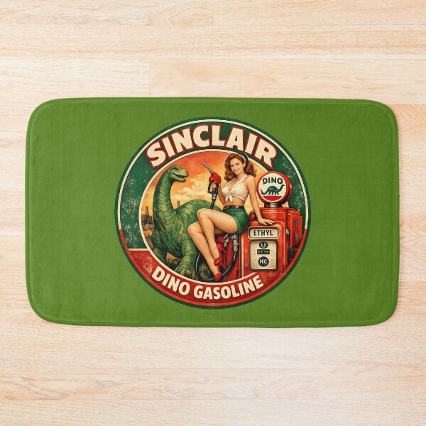 Item preview, Sinclair Dino Gasoline Pin Up Girl designed and sold by FutureTraveller.