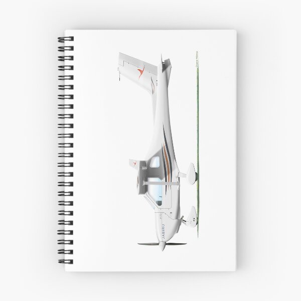 Artikelvorschau, Jabiru Flugzeug J170 entworfen und verkauft von Grubby Fingers Aircraft Illustration.