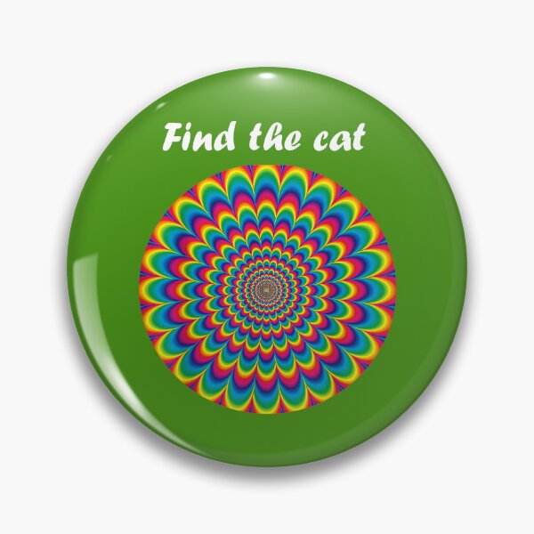 Item preview, Optical Illusion Find The Cat T-Shirt designed and sold by EugeneGood.