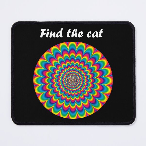 Item preview, Optical Illusion Find The Cat T-Shirt designed and sold by EugeneGood.