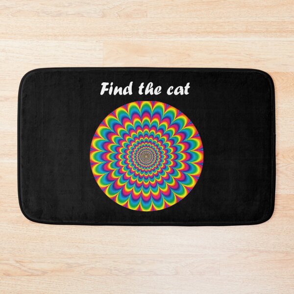 Item preview, Optical Illusion Find The Cat T-Shirt designed and sold by EugeneGood.