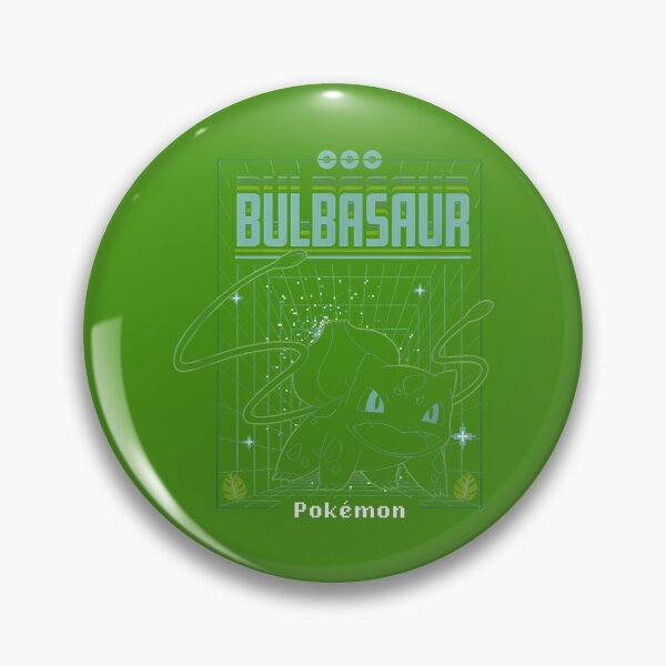 Item preview, Pokmon Bulbasaur 3D Grid Schematic T-Shirt designed and sold by EugeneGood.