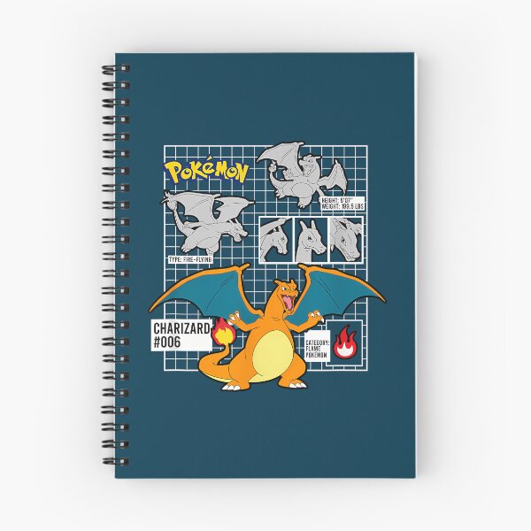 Item preview, Pokmon Charizard 006 Schematic Poster T-Shirt designed and sold by EugeneGood.
