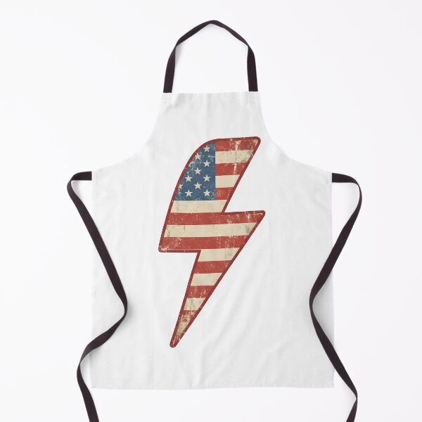 Item preview, Retro American Flag Lightning Bolt designed and sold by Byte-shirt.