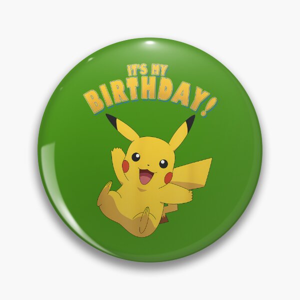 Item preview, Pokmon Pikachu It'S My Birthday Poster T-Shirt designed and sold by EugeneGood.