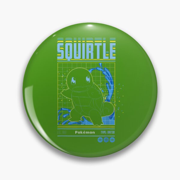 Item preview, Pokmon Squirtle Water Type Schematic T-Shirt designed and sold by EugeneGood.