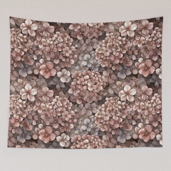 Item preview, Earthy Textured Floral Botanical Pattern Art designed and sold by IntelliMindDesigns.