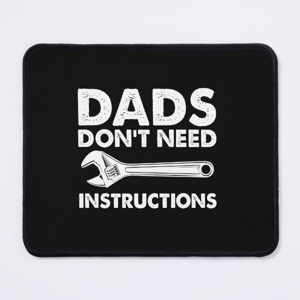 Item preview, Dads Don’t Need Instructions Funny Mechanic Dad Wrench Design designed and sold by msaloyach.