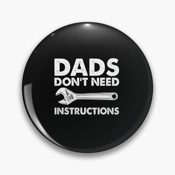 Item preview, Dads Don’t Need Instructions Funny Mechanic Dad Wrench Design designed and sold by msaloyach.