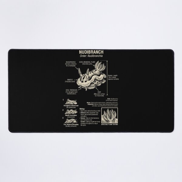 Item preview, Nudibranch Scientific Anatomy Biology Animal Lover designed and sold by Kimberley King Art  King Art.