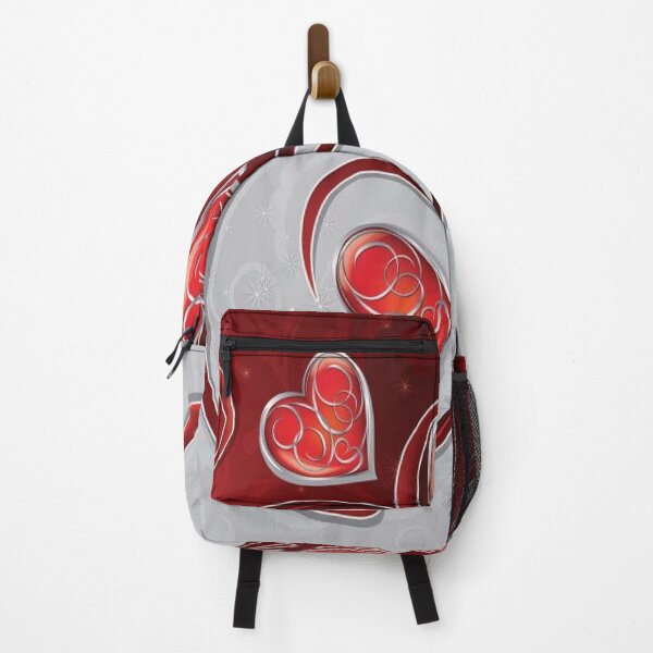 Item preview, Romantic Swirling Red Hearts – Elegant 3D Love and Valentine's Design designed and sold by RaresS.