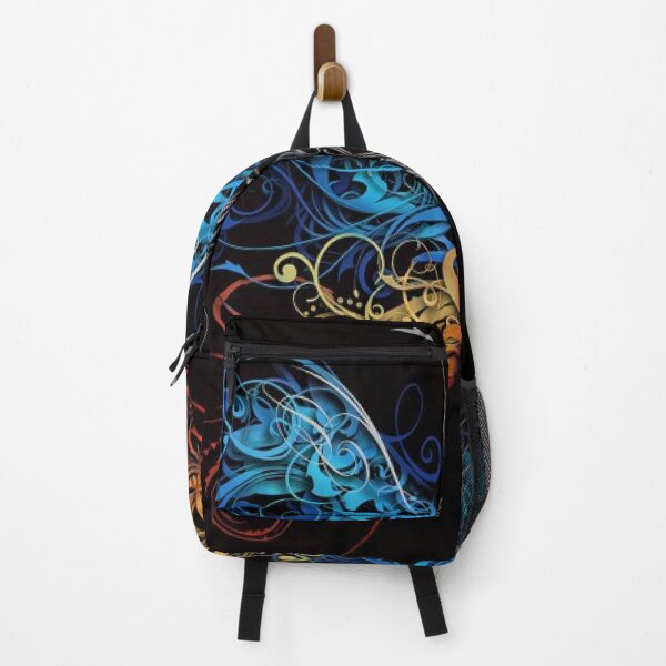 Item preview, Vibrant Blue and Orange Tribal Butterfly – Flowing Filigree Art designed and sold by RaresS.