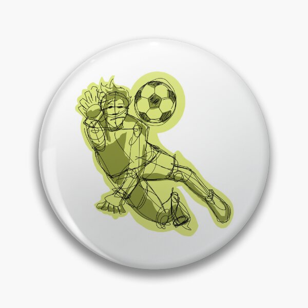 Item preview, Goalkeeper With white background  designed and sold by missmann.