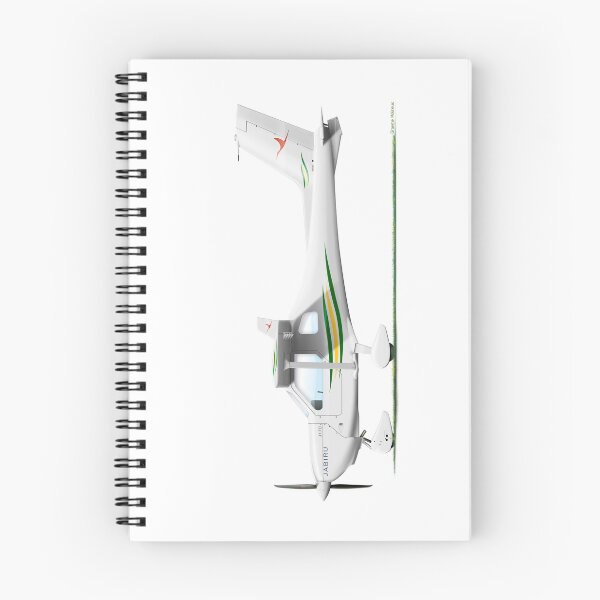 Artikelvorschau, Jabiru Flugzeug J170 entworfen und verkauft von Grubby Fingers Aircraft Illustration.