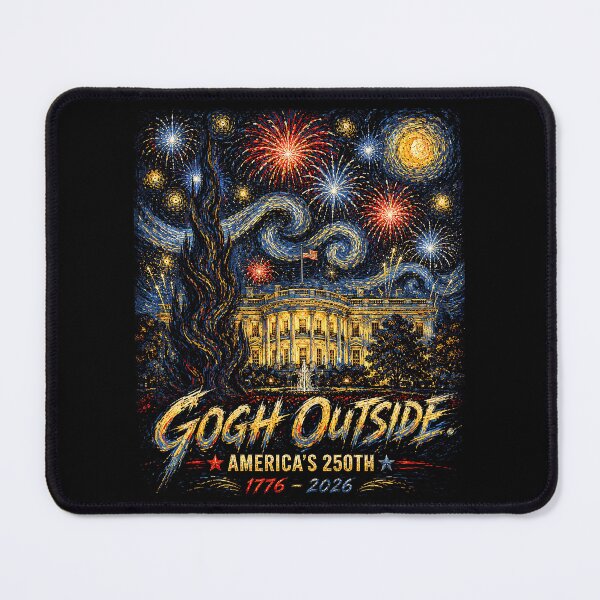 Item preview, Gogh Outside America's 250th 1776 2026 Starry Night USA designed and sold by elongatedjazz.