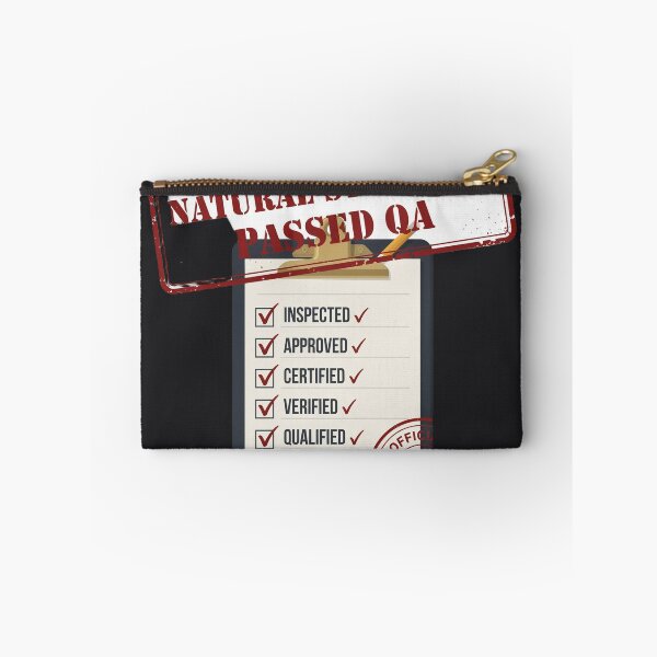 Item preview, Natural Stupidity Passed QA Tech Humor designed and sold by Bianca Oltean.