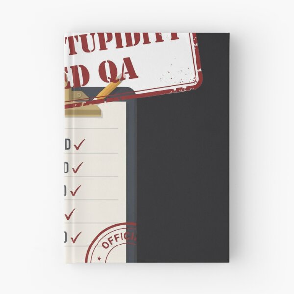 Item preview, Natural Stupidity Passed QA Tech Humor designed and sold by Bianca Oltean.