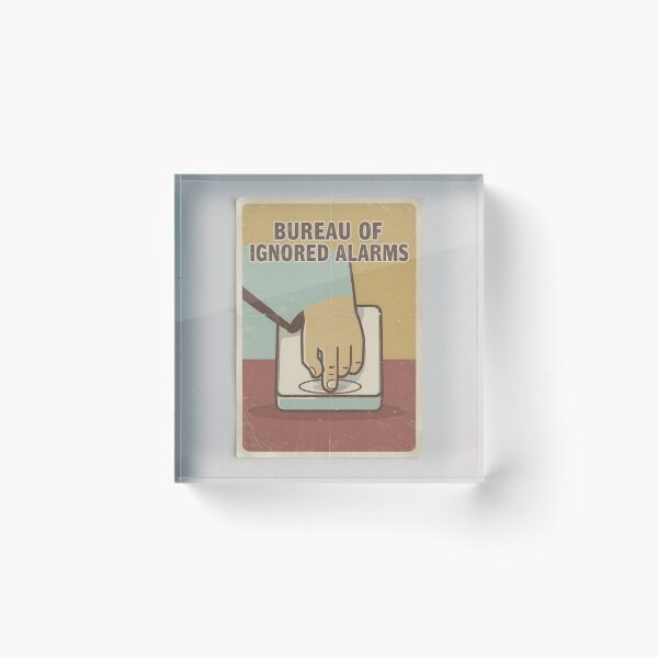 Item preview, Bureau of Ignored Alarms designed and sold by PictorialWhimsy.