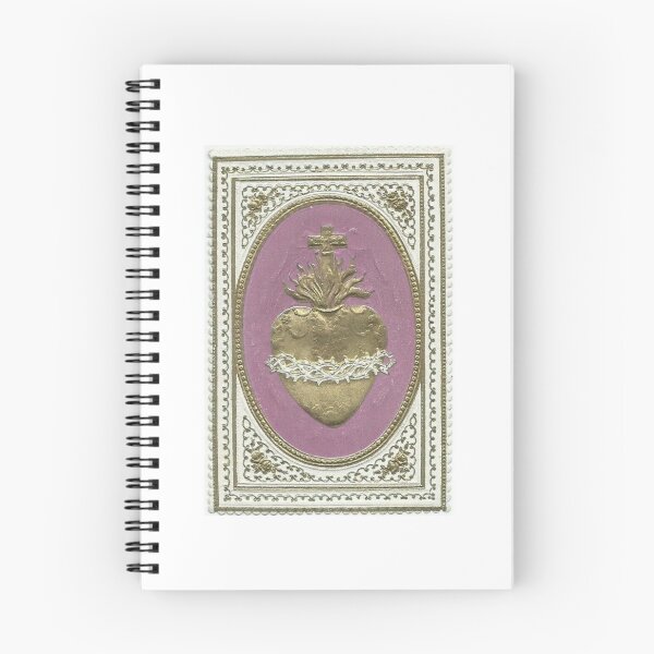 Item preview, Gold and Pink Sacred Heart Card designed and sold by Ceee-3333.