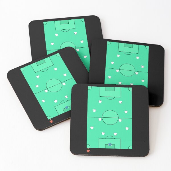 Item preview, Classic 442 Soccer Formation Tactical Pitch Design designed and sold by shopdiego.