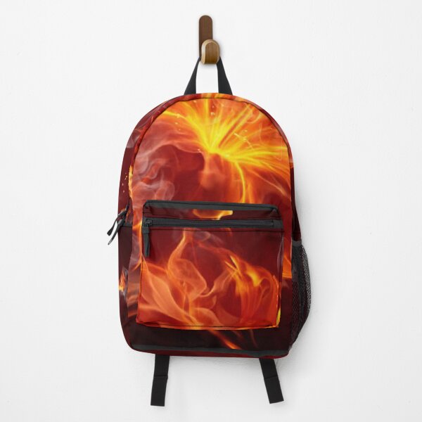Item preview, Abstract Fiery Flower – Glowing Orange and Red Smoke Art designed and sold by RaresS.