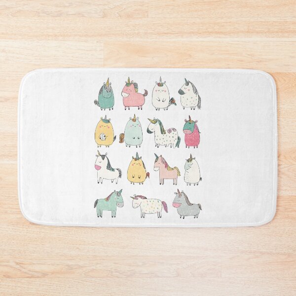 Item preview, Cute Chubby Unicorns Collection | Kawaii Unicorn Kids Design designed and sold by Lina Caro.