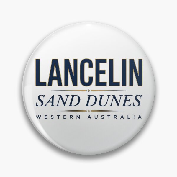 Item preview, Lancelin Sand Dunes Elegant Typography Western Australia Navy Gold  designed and sold by Yellowriversss.