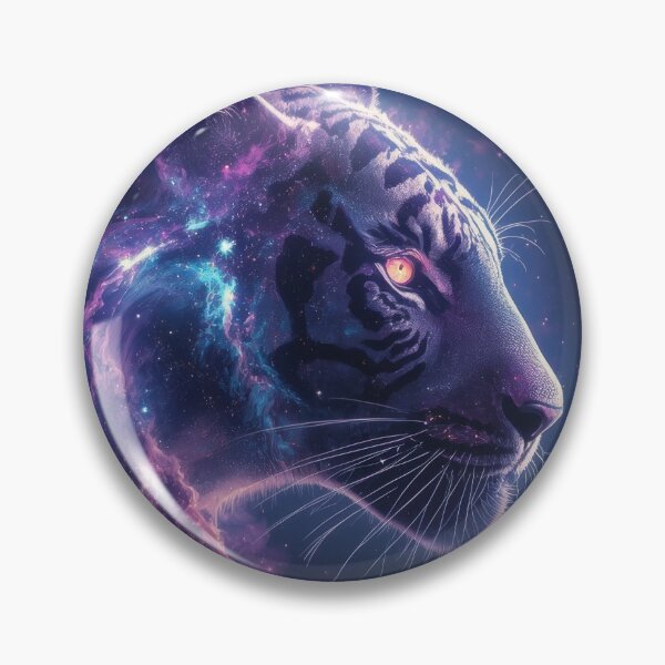 Item preview, Galactic Tiger Head in Cosmic Space designed and sold by Nick Seidel.