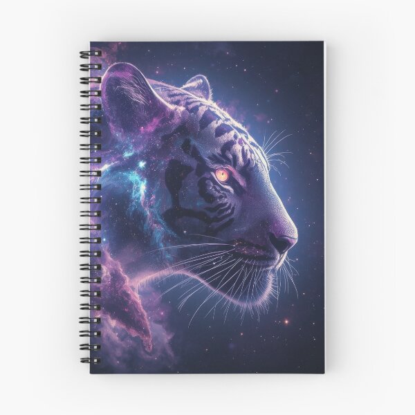 Item preview, Galactic Tiger Head in Cosmic Space designed and sold by Nick Seidel.