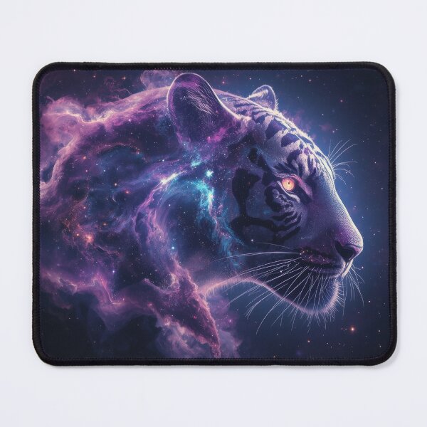 Item preview, Galactic Tiger Head in Cosmic Space designed and sold by Nick Seidel.