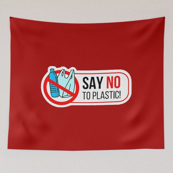 Item preview, Say no to plastic designed and sold by headpossum.